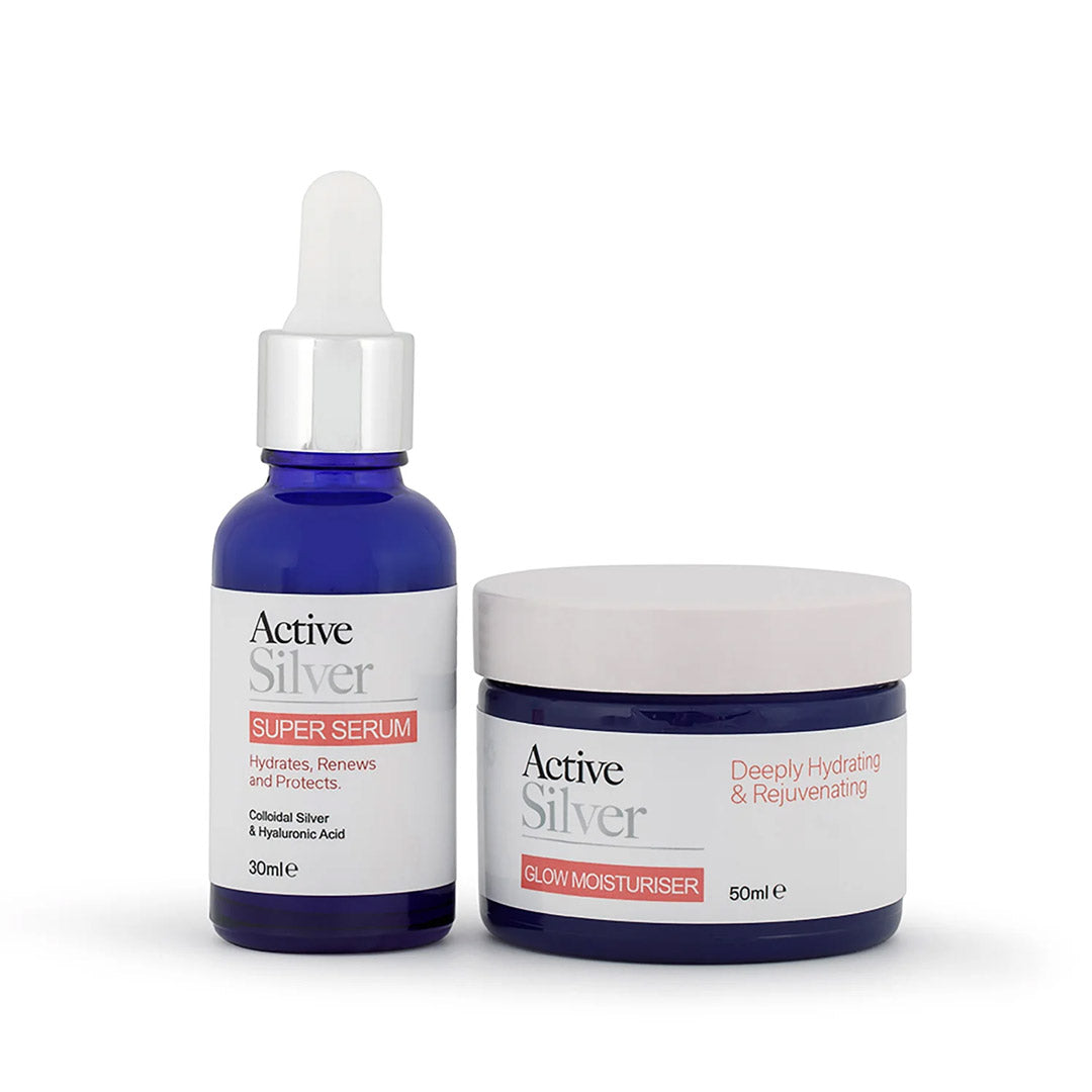 Active Silver Super Serum & Glow Moisturiser Duo