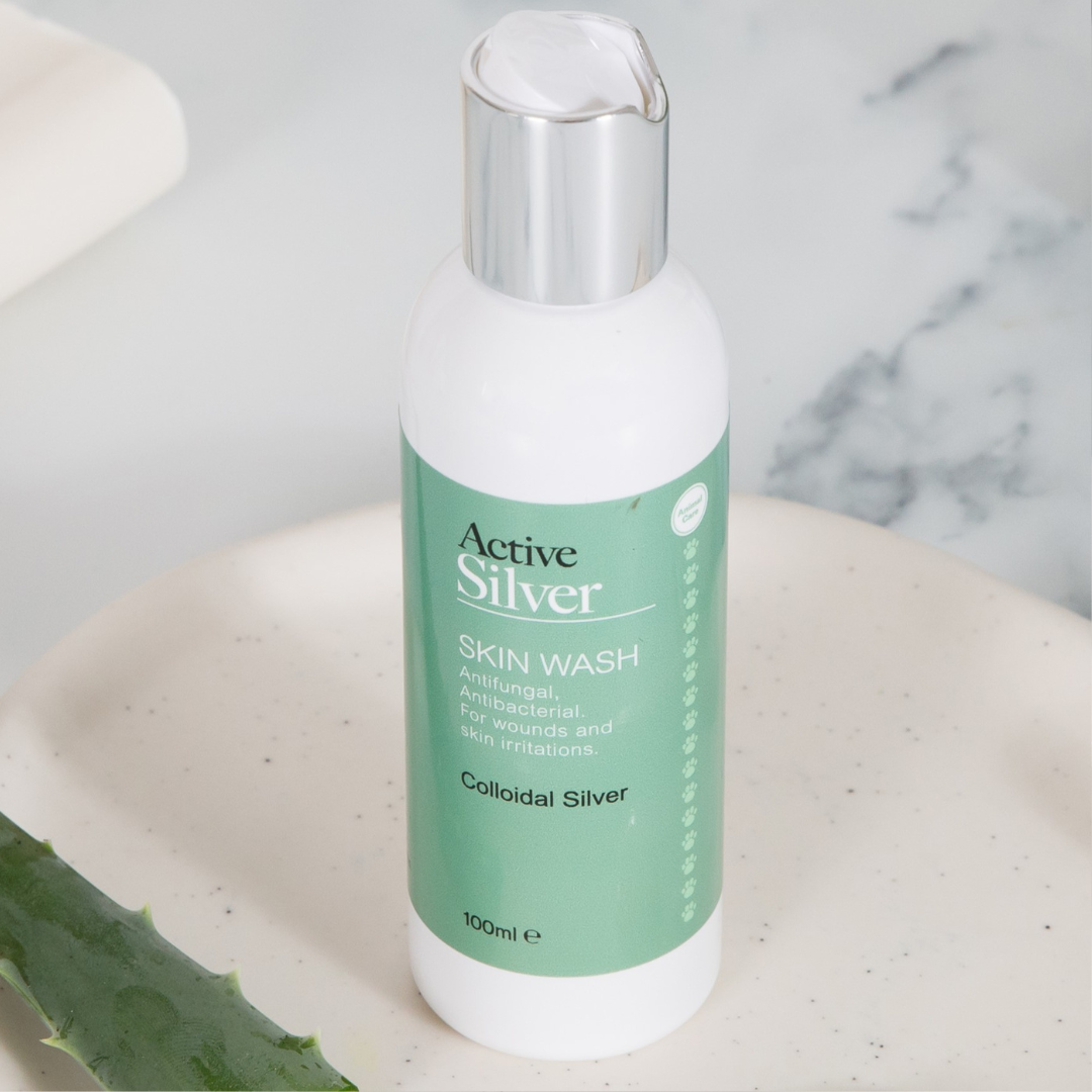 Active Silver Animal Skin Wash In Bathroom