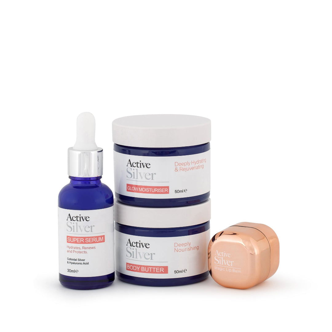 Active Silver Beauty Bundle Product Lineup Stacked