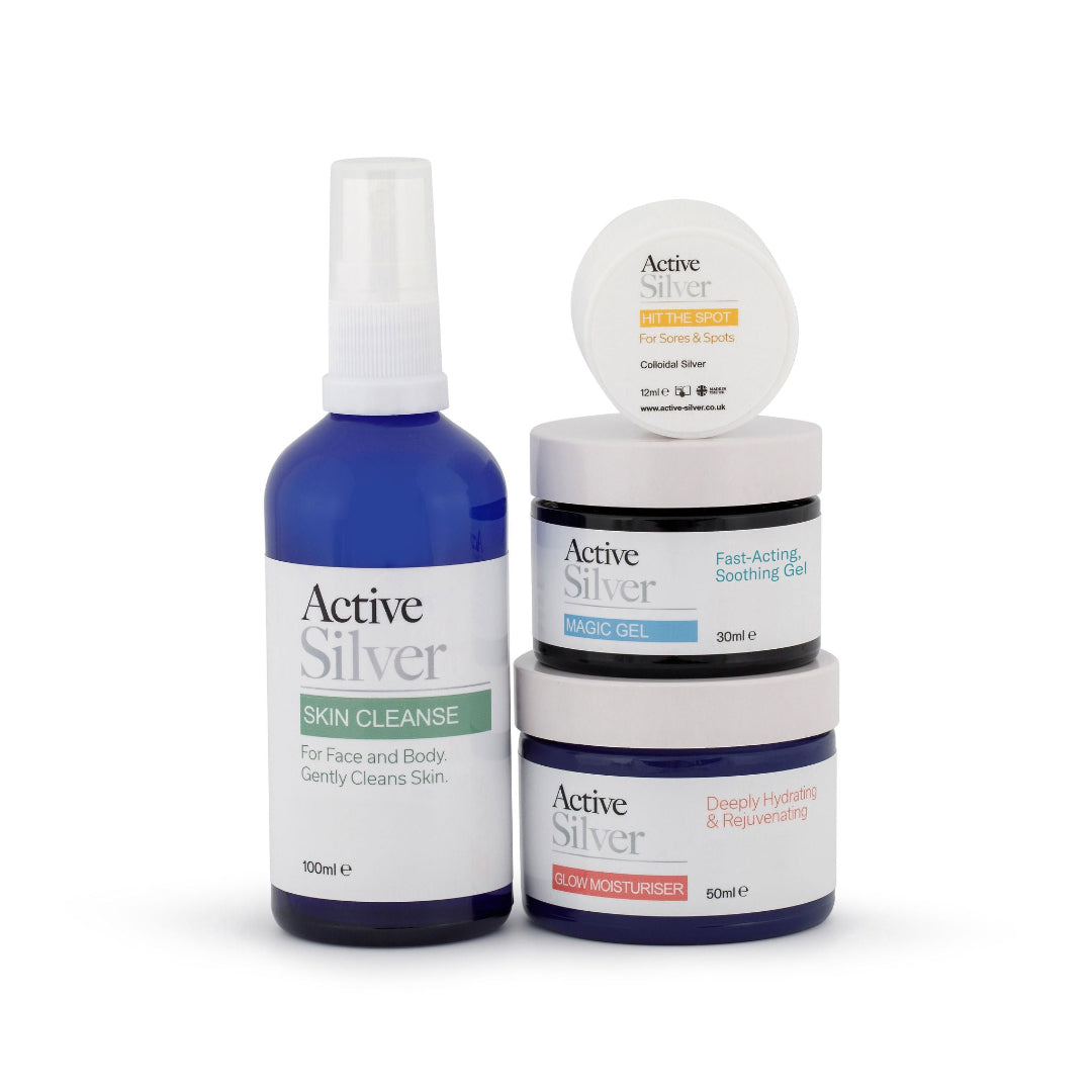 Active Silver Clear Skin Set Stacked