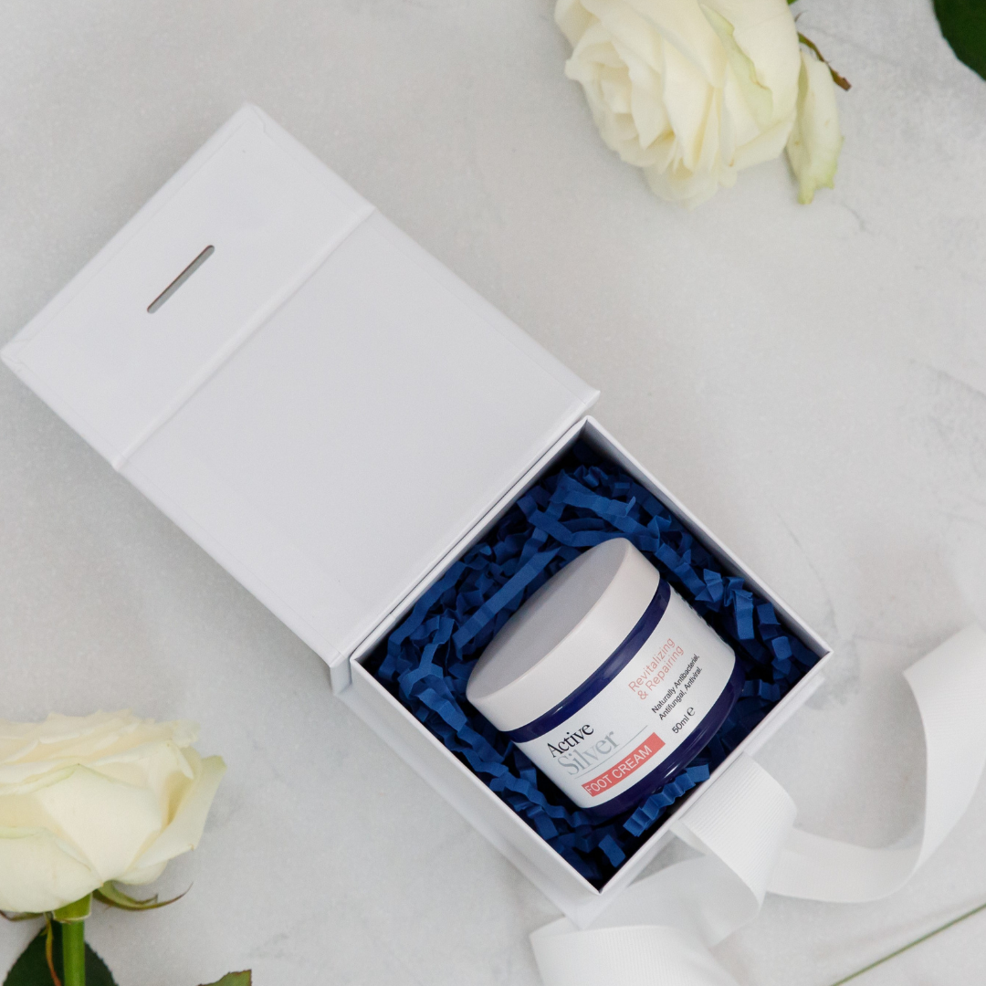 Active Silver Foot Cream 50ml Jar In Gift Box