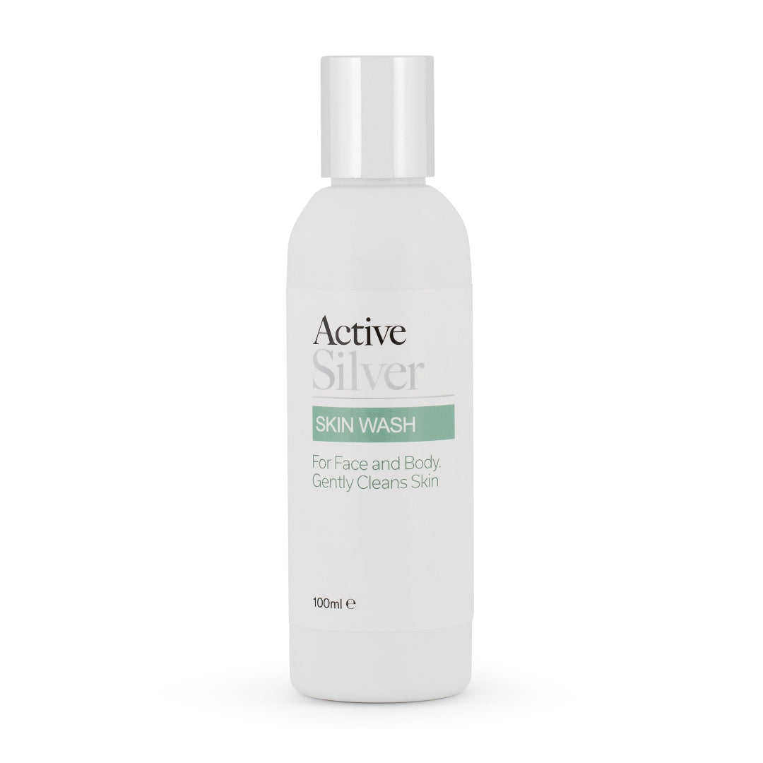 Active Silver Skin Wash 100ml Bottle