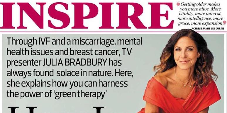 Active Silver & Julia Bradbury in the Daily Mail