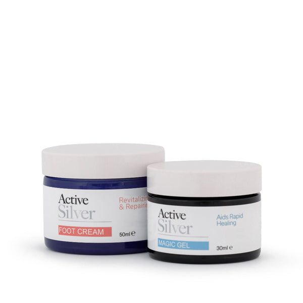 Active Silver Foot Cream 50ml And Magic Gel 30ml Duo