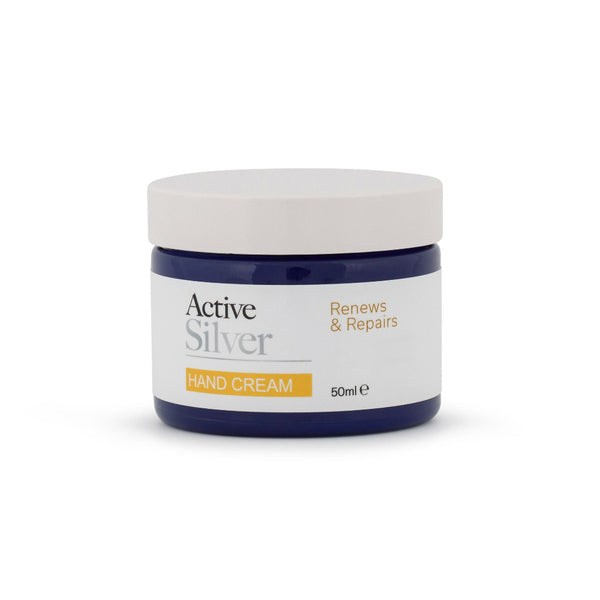 Active Silver Colloidal Silver Hand Cream Jar