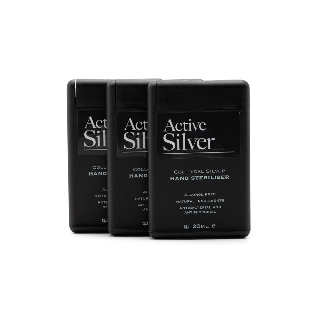 HAND STERILISER Triple Pack - Active Silver